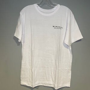 miraval t shirt men women size medium Spirit Alcohol brand sexy lady